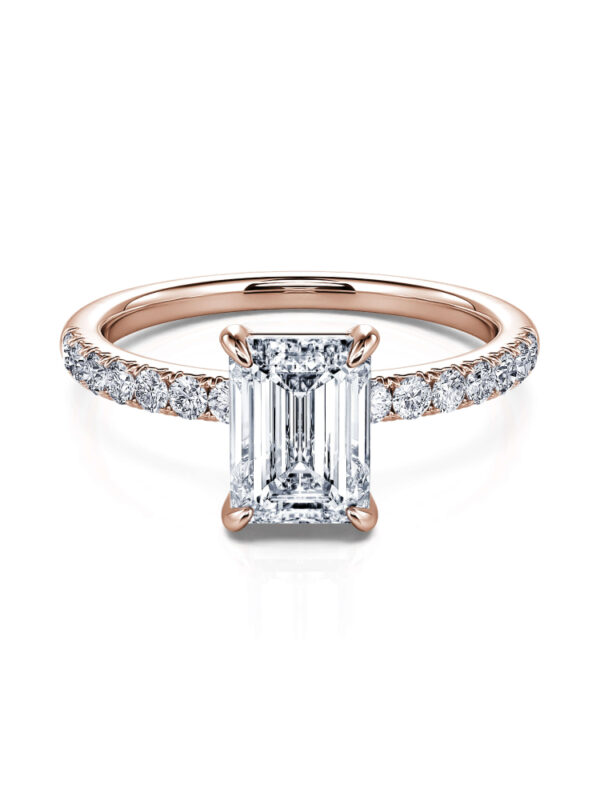 Faubourg Saint Sulpice Collection 2026 : Costume de mariage - Blog Mariage Madame C Solitaire Romane en diamants et or rose Zeina