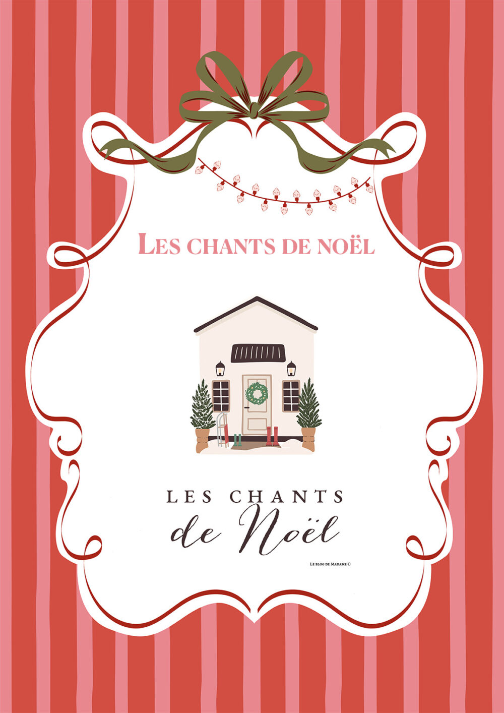 Livret A4 Chants de Noël à imprimer