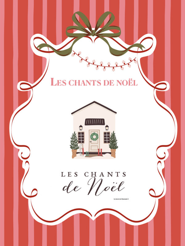Livret A4 Chants de Noël à imprimer
