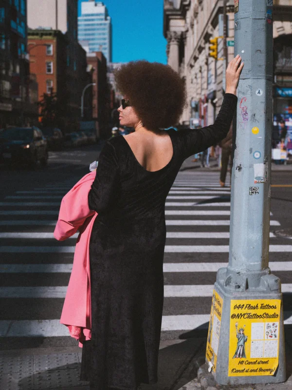 Robe Madison velours noir Make my Lemonade