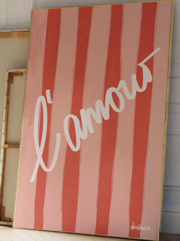 Capsule Saint Valentin - Blog Mariage Madame C Affiche Amour Frost and Freckles