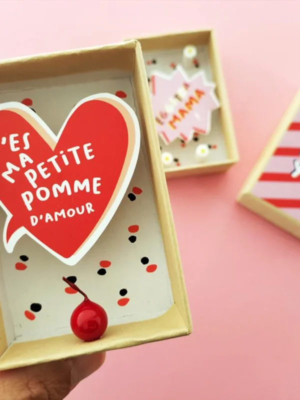 Diorama T'es ma petite pomme d'amour Pamela Loops