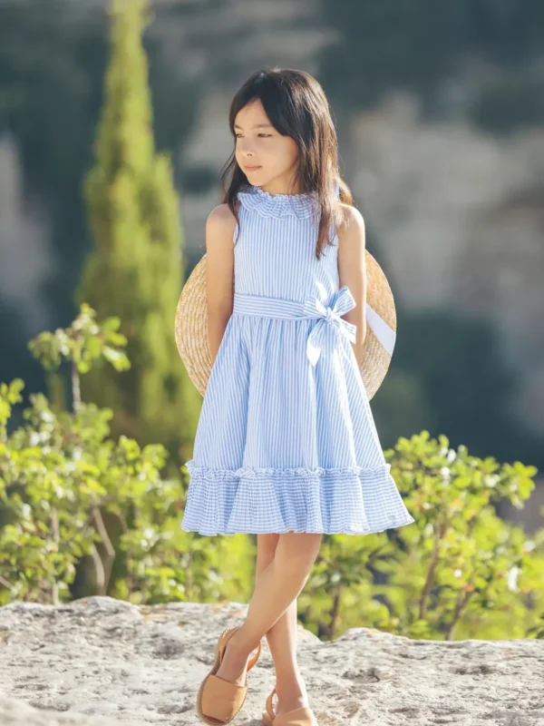 Cortège d'enfants - Blog Mariage Madame C Robe rayée à volants Tartine et chocolat