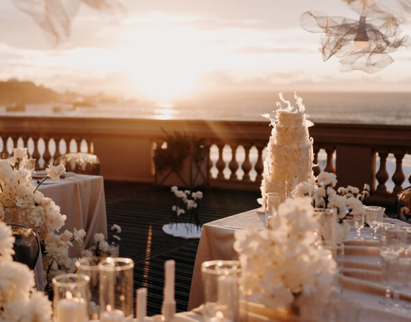 Mariage moderne à Biarritz à l'Hôtel du Palais © Thomas Dal Farra