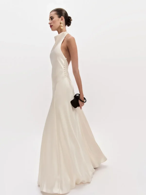 Robe en satin Roy Reformation