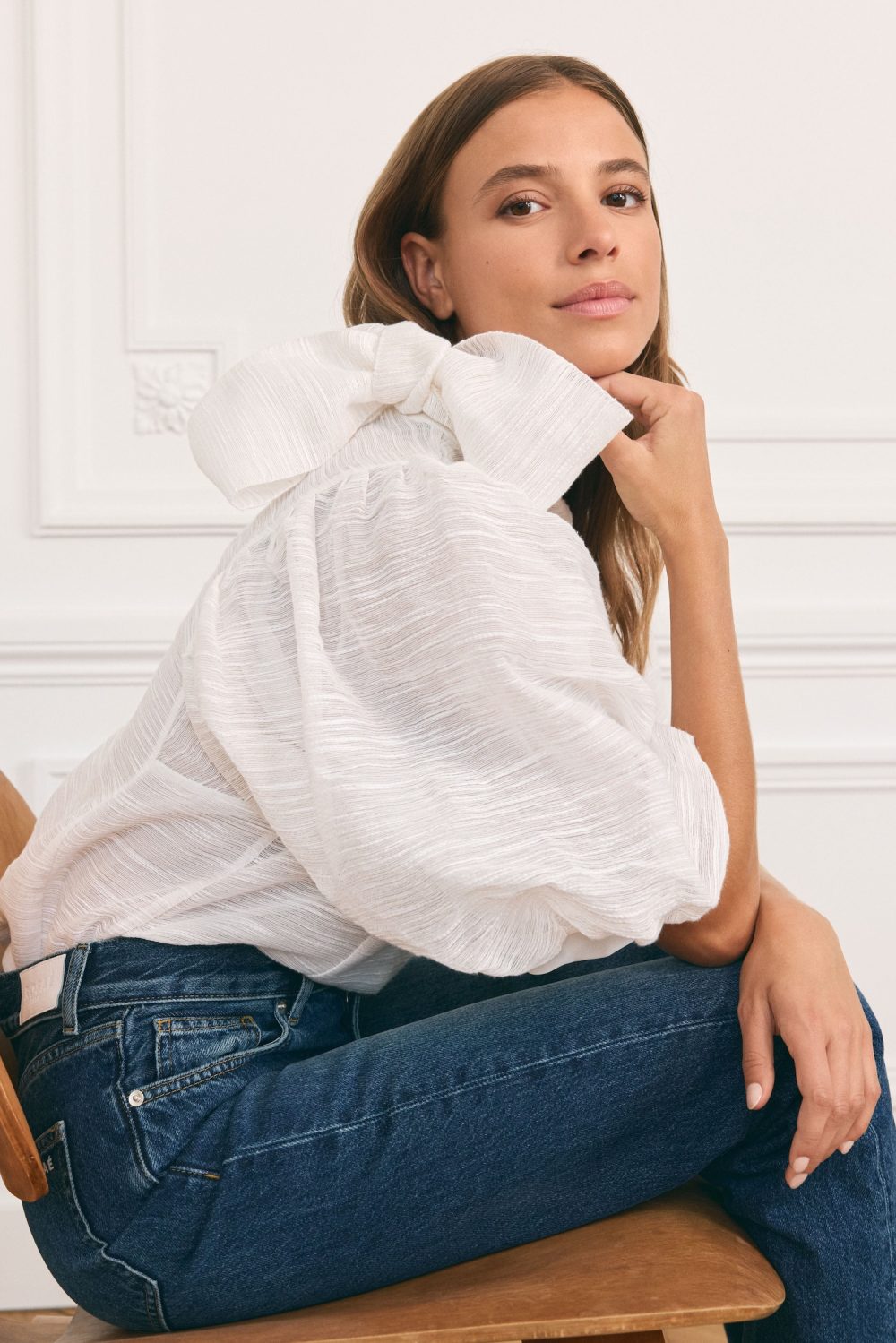 Blouse Le Claude en Organza Rosaé Paris