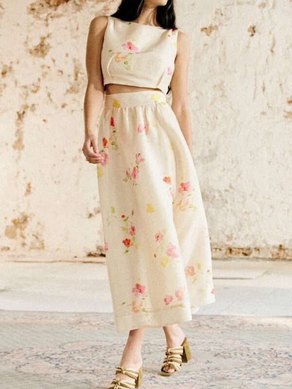 Look de jour - Blog Mariage Madame C Jupe Sophie Sézane Cérémonie