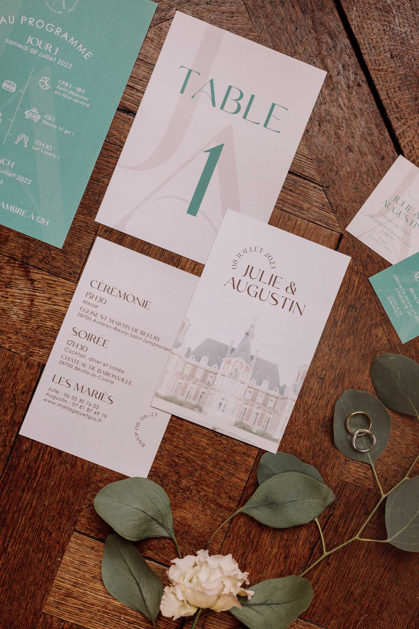 Mariage élégant au Château de Baronville - Julie & Augustin - Blog Mariage Madame C