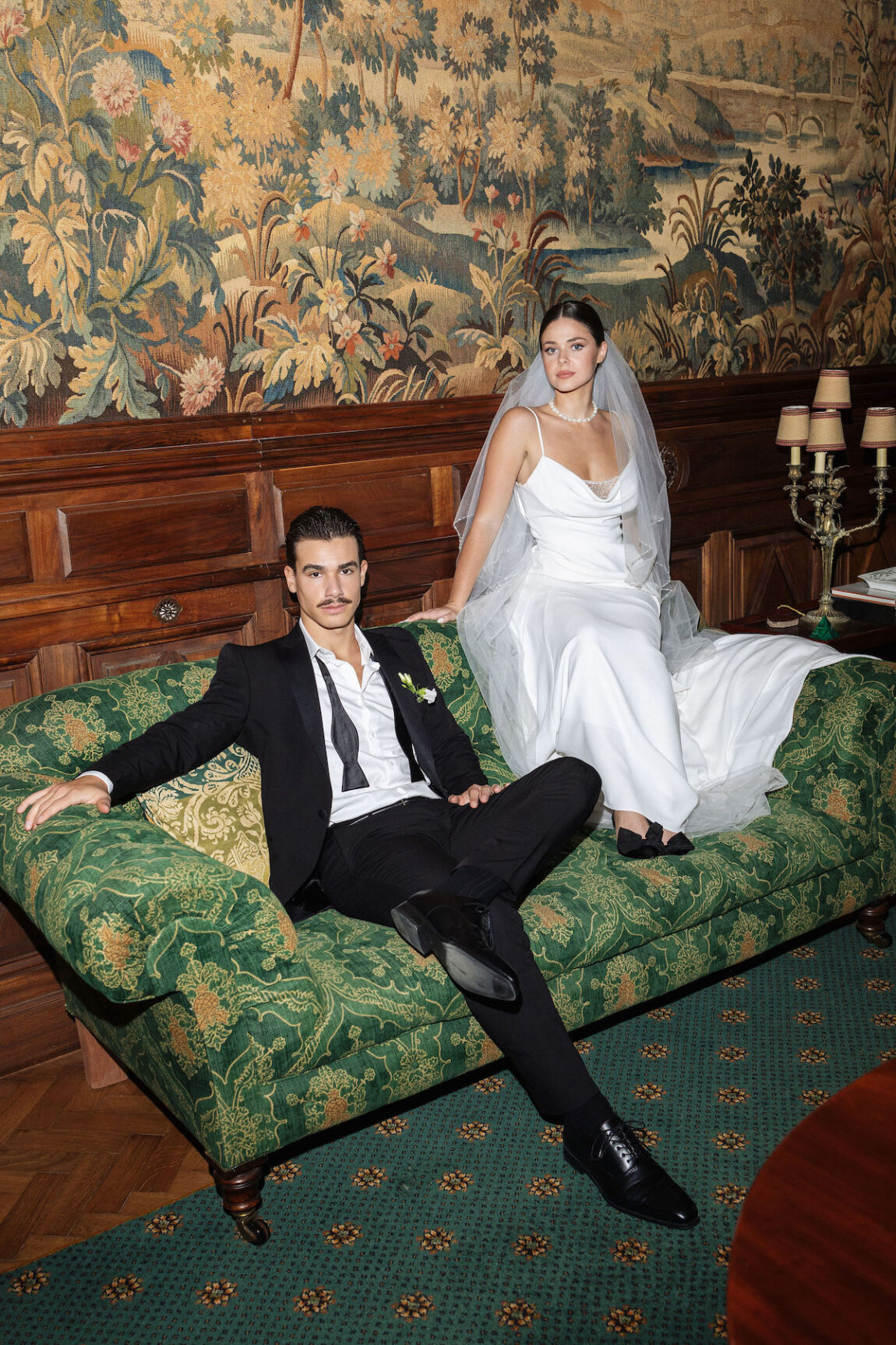 B&W Elegance - Blog Mariage Madame C Mariage élégant black and white © Lucie Cabalou