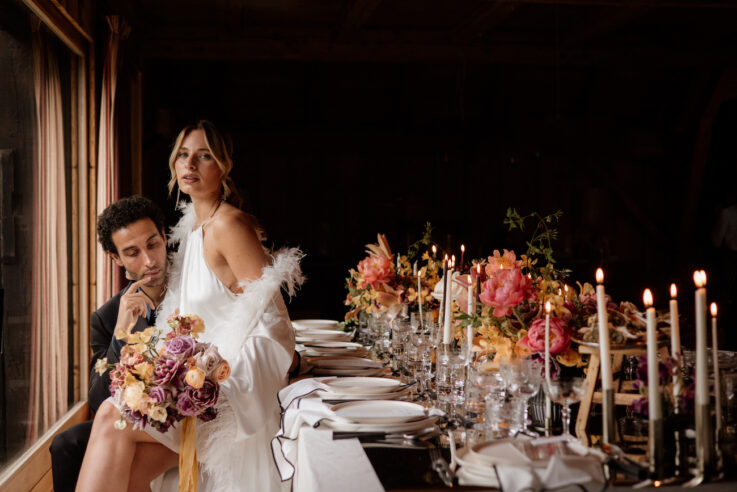 Mariage moderne dans les Alpes © Dall'K