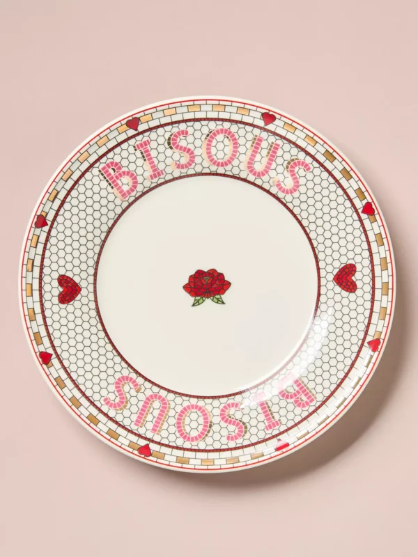 Assiettes à dessert Bisous Anthropologie