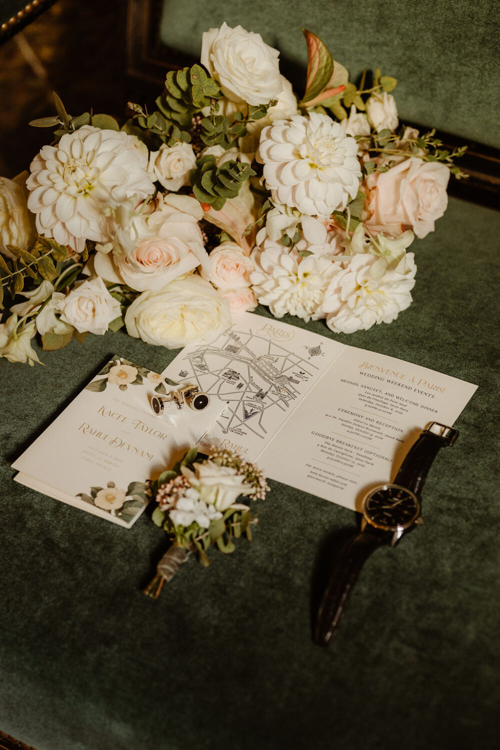 Mariage à Paris à l'Hôtel Le Marois - Kacee + Rahul - Blog Mariage Madame C