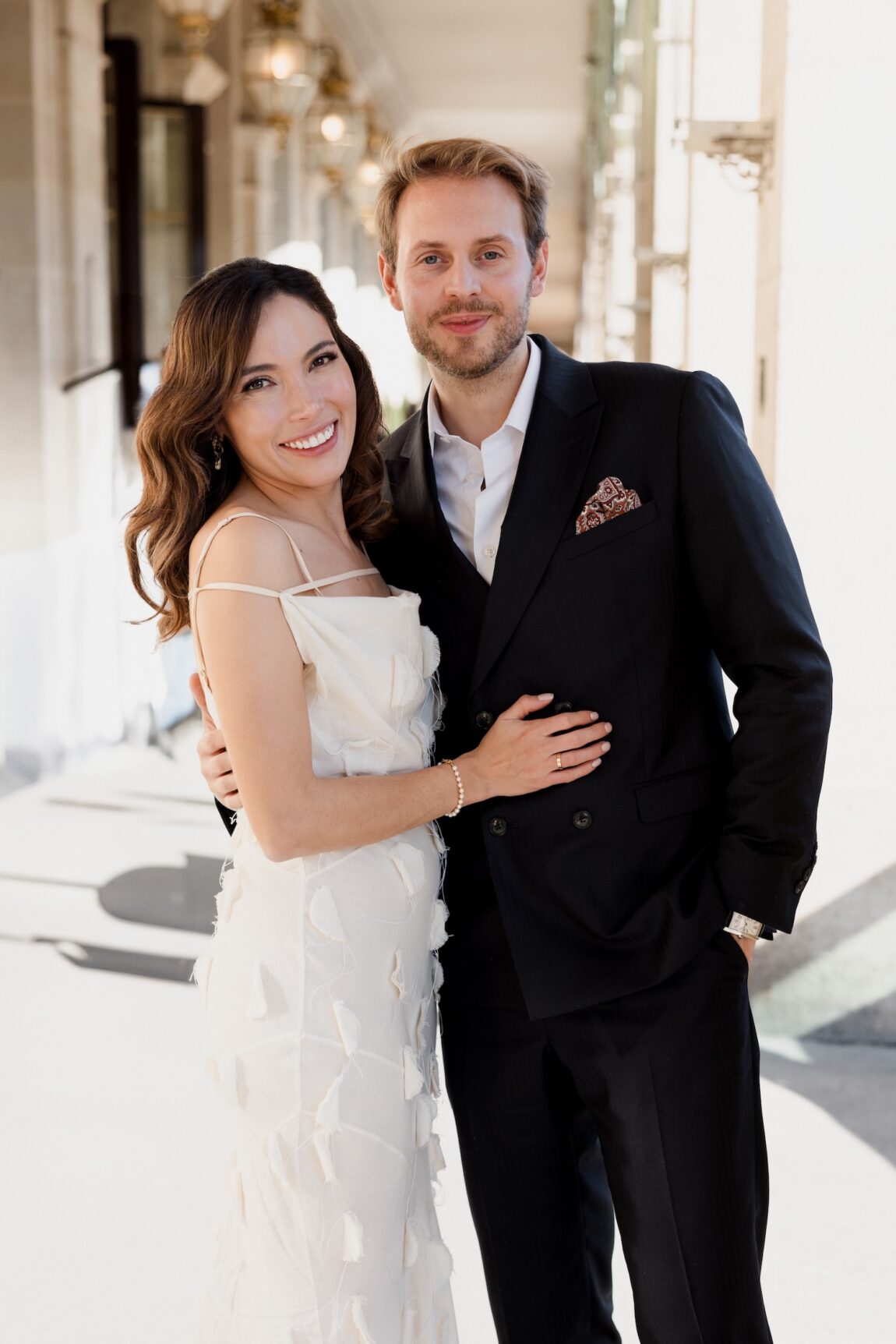 Mariage couture à Paris à l'Hôtel Le Meurice - Vivianna + Matthieu - Blog Mariage Madame C Mariage couture à Paris à l'hôtel Le Meurice © Marie Thibault