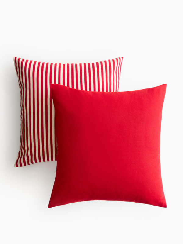 Lot de 2 housses de coussin H&M Home