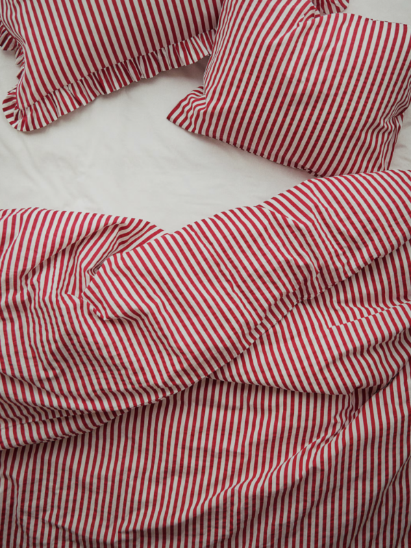 Parure de lit simple en coton rayé H&M Home