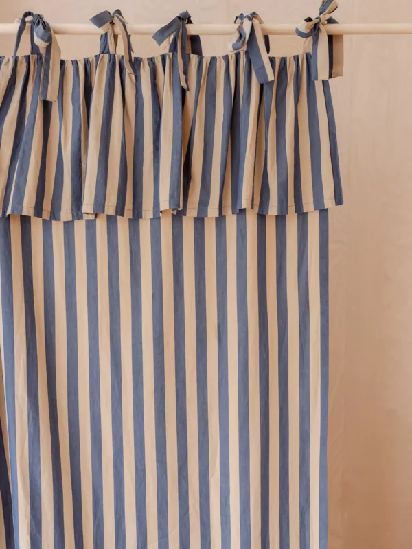 Rideau en coton à rayures TBCo