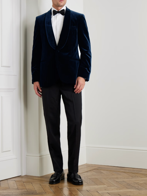 Le marié - Blog Mariage Madame C Veste de smoking en velours col châle M. P.