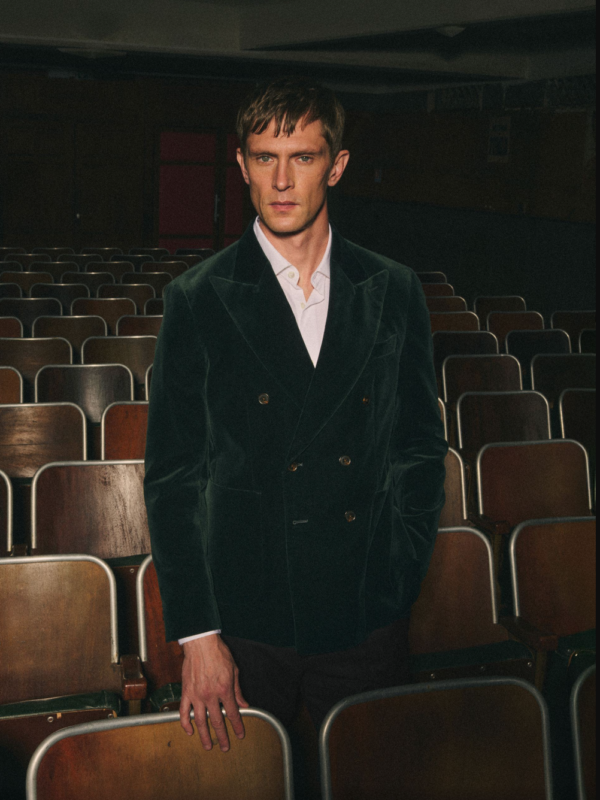 Le marié - Blog Mariage Madame C Veste Hampton Velours Vert Foncé Sézane