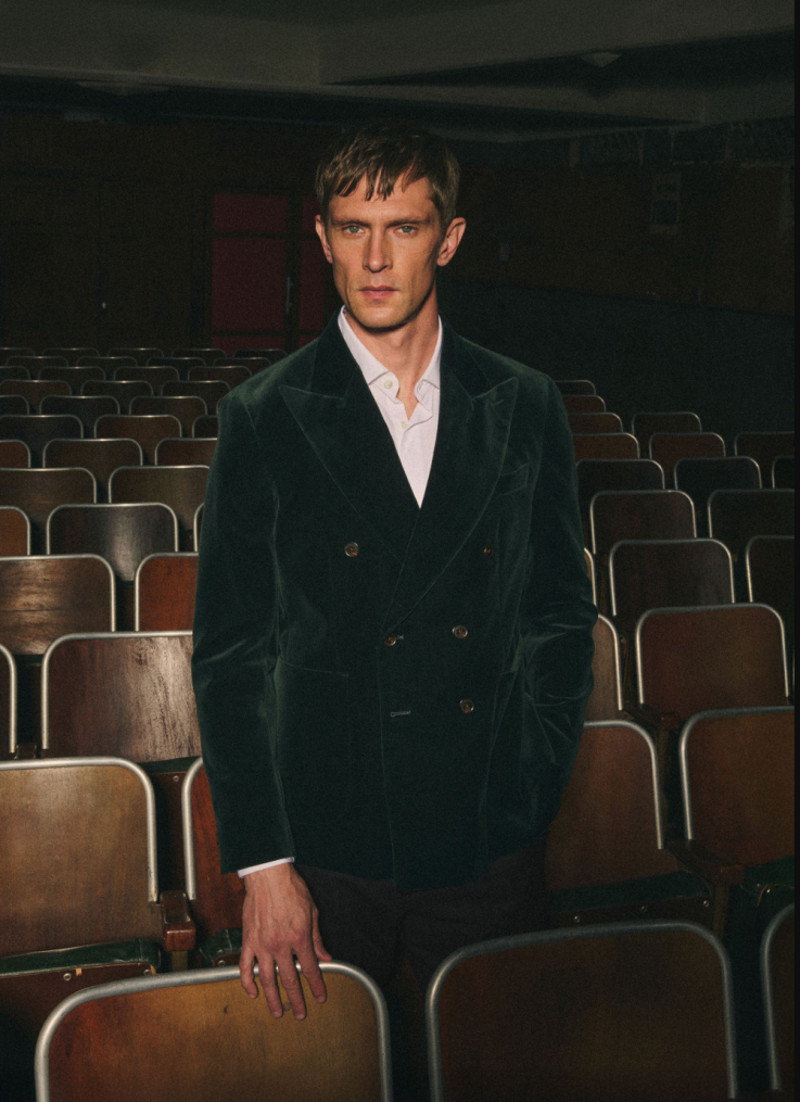 Veste Hampton Velours Vert Foncé Sézane