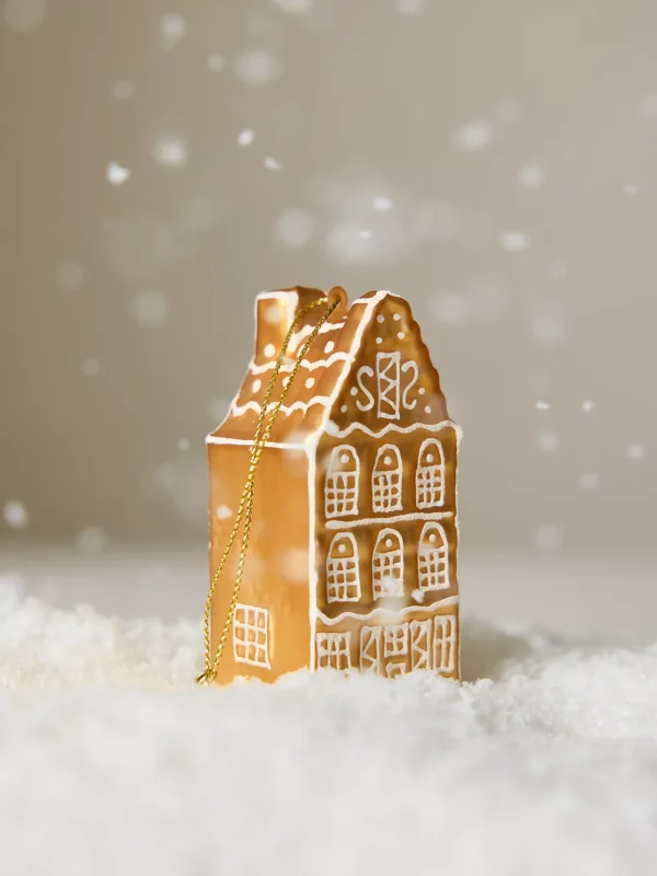 Ornement de maison en pain d'épices Anthropologie