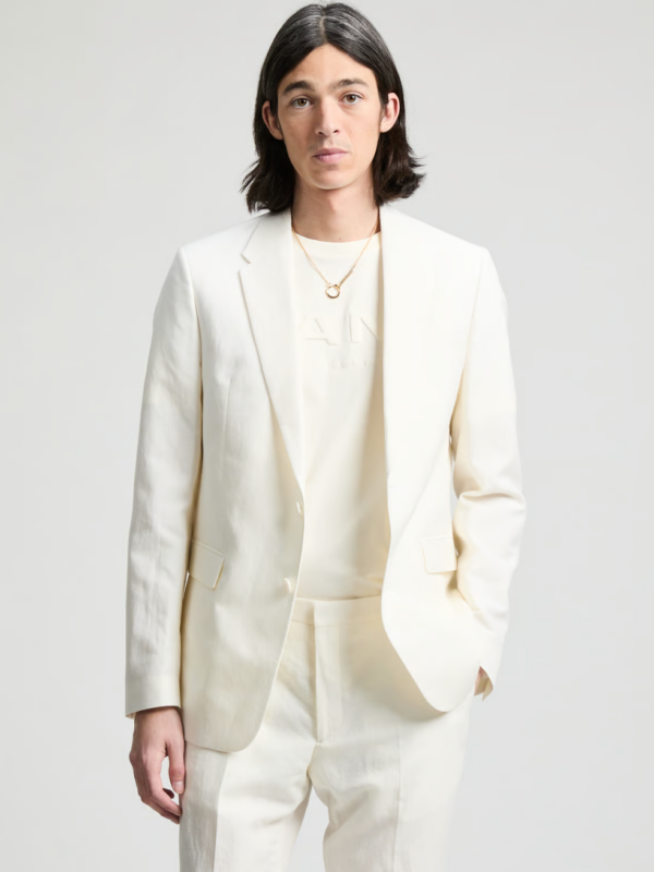 Le marié - Blog Mariage Madame C Costume slim en lin Au Printemps Paris