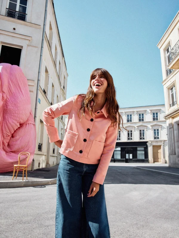 Veste Suzette en satin rose Make my Lemonade