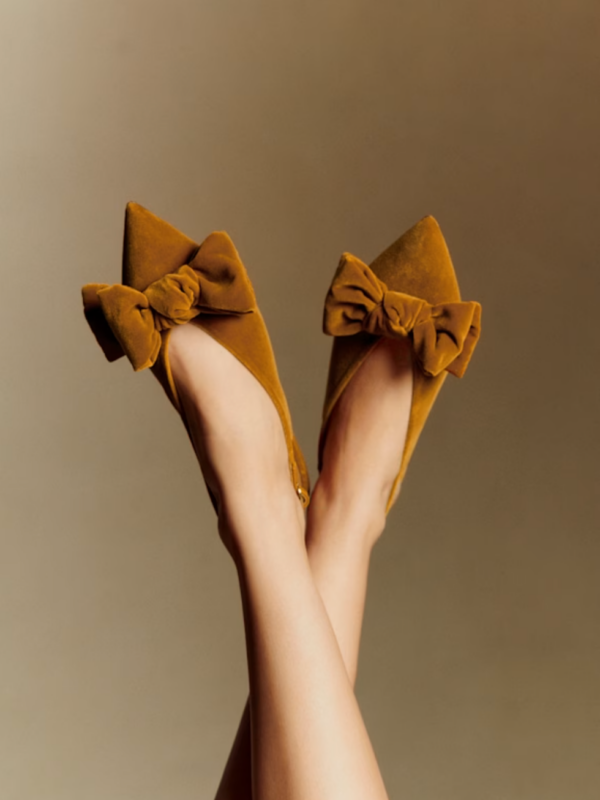 Ballerines Low Stefania Ocre Sezane