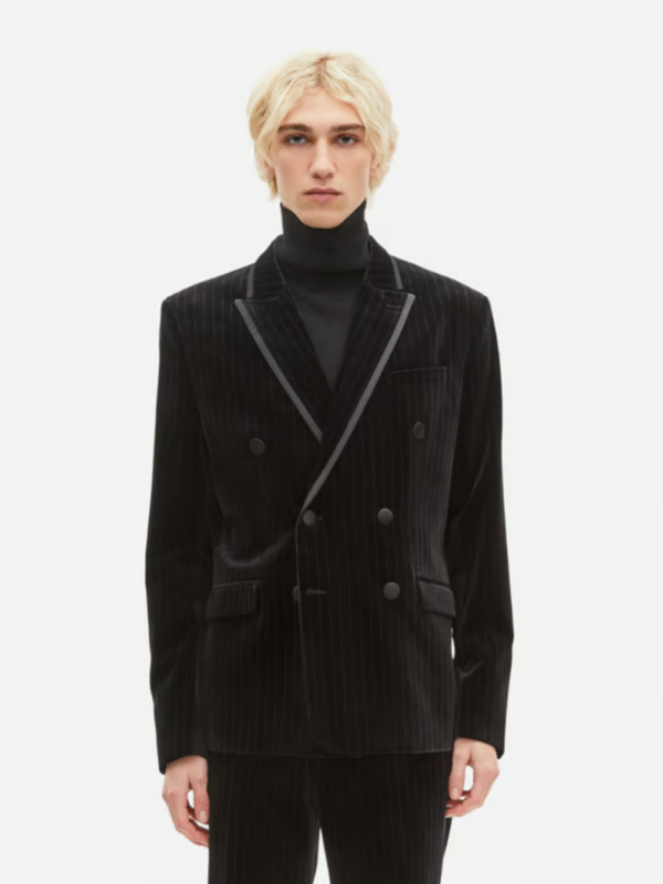 Le marié - Blog Mariage Madame C Veste de costume droit en velours The Kooples