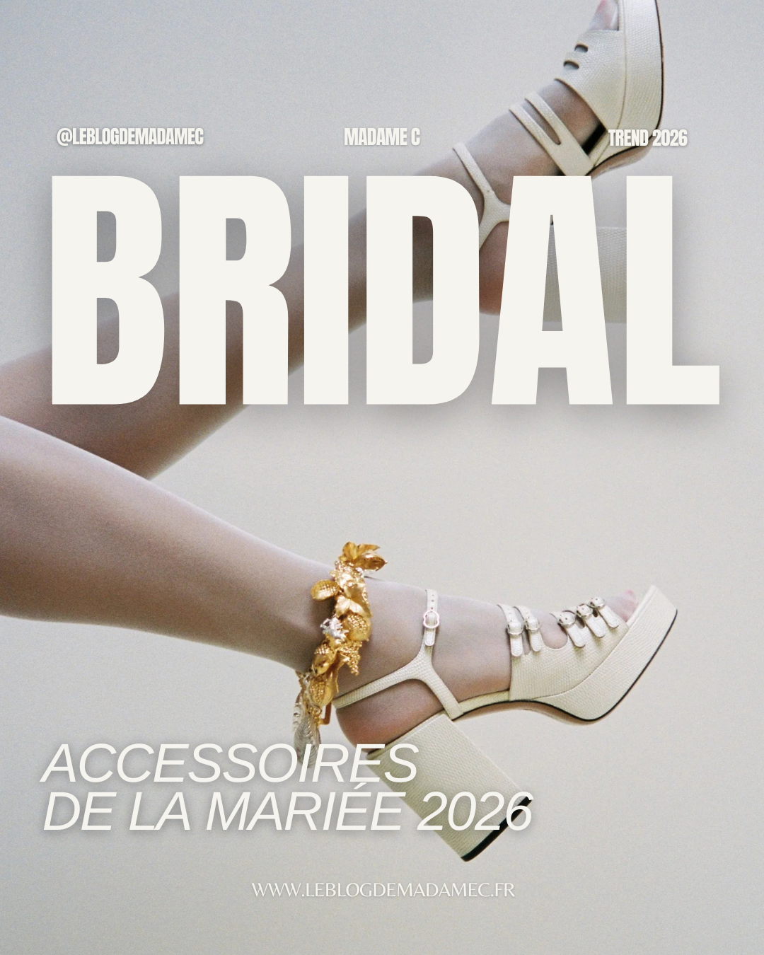 Accessoires de la mariée 2026