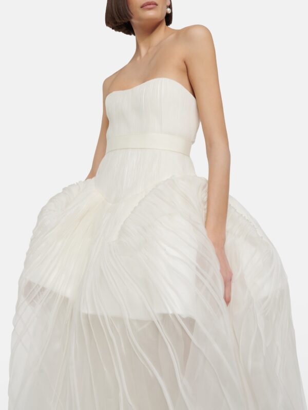 Robe de mariée Emory en soie Danielle Frankel