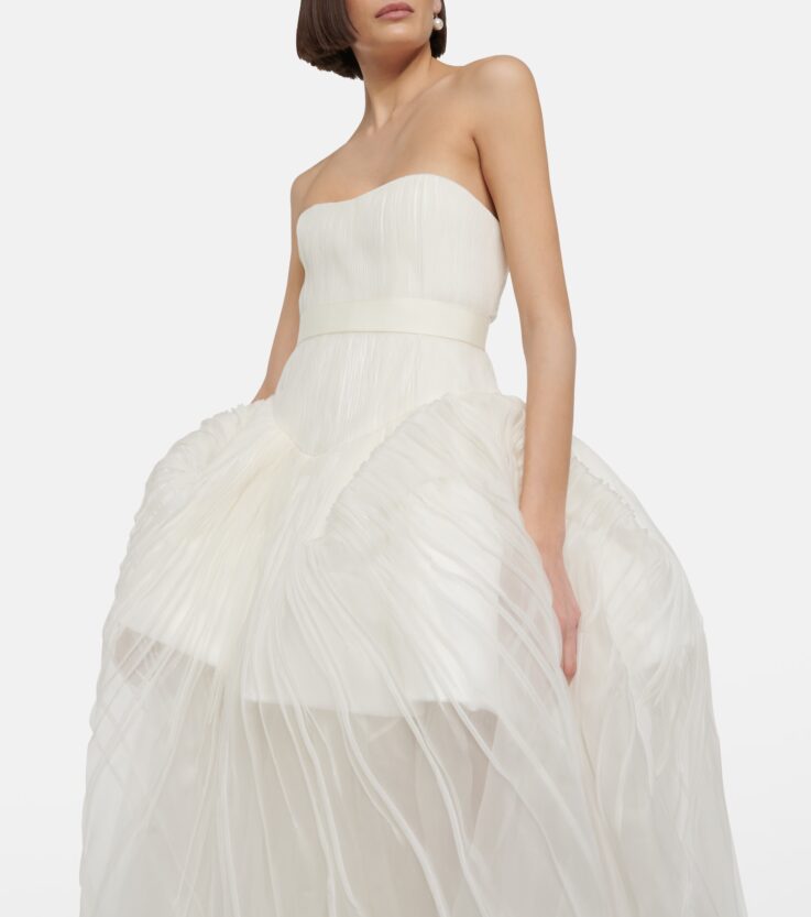 Robe de mariée Emory en soie Danielle Frankel