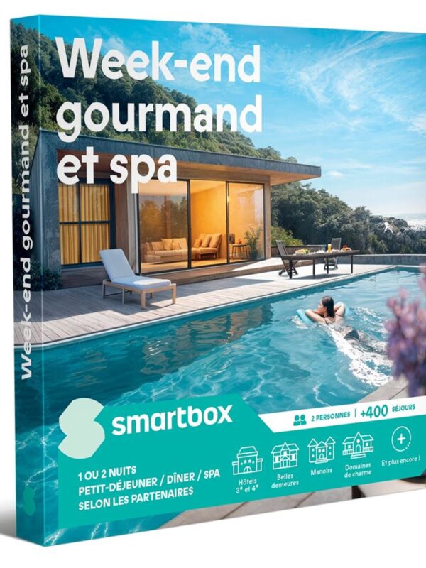 Coffret cadeau Week-end gourmand et spa SmartBox