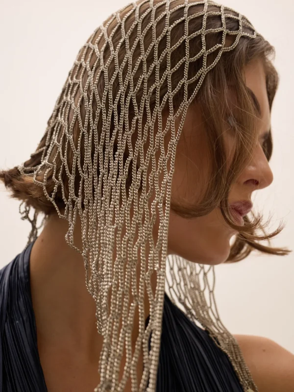 So Hélo Collection 2026 : Bijoux et accessoires de la mariée - Blog Mariage Madame C Bandana à chaine Lelet NY