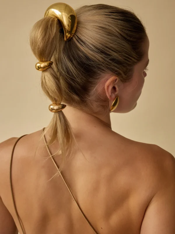 So Hélo Collection 2026 : Bijoux et accessoires de la mariée - Blog Mariage Madame C Elastique manchette Dome glossy pony