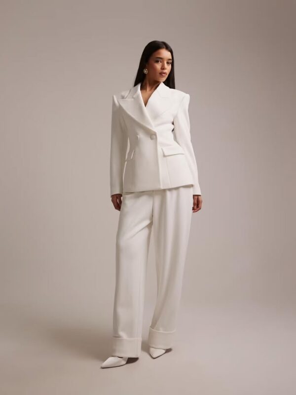 Ensemble blazer à revers oversize et pantalon ample Wanderdoll