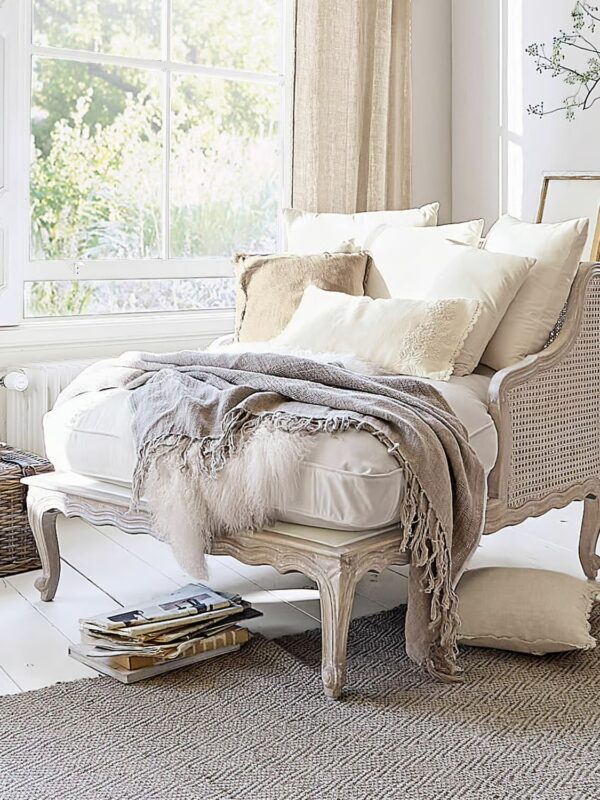 Méridienne Dronne écru Loberon