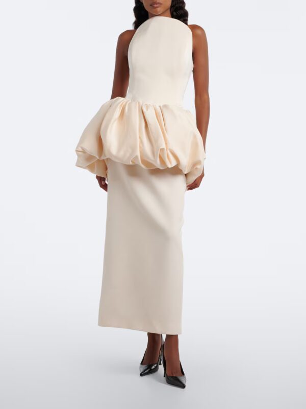 Robe midi en coton et soie Magda Butrym
