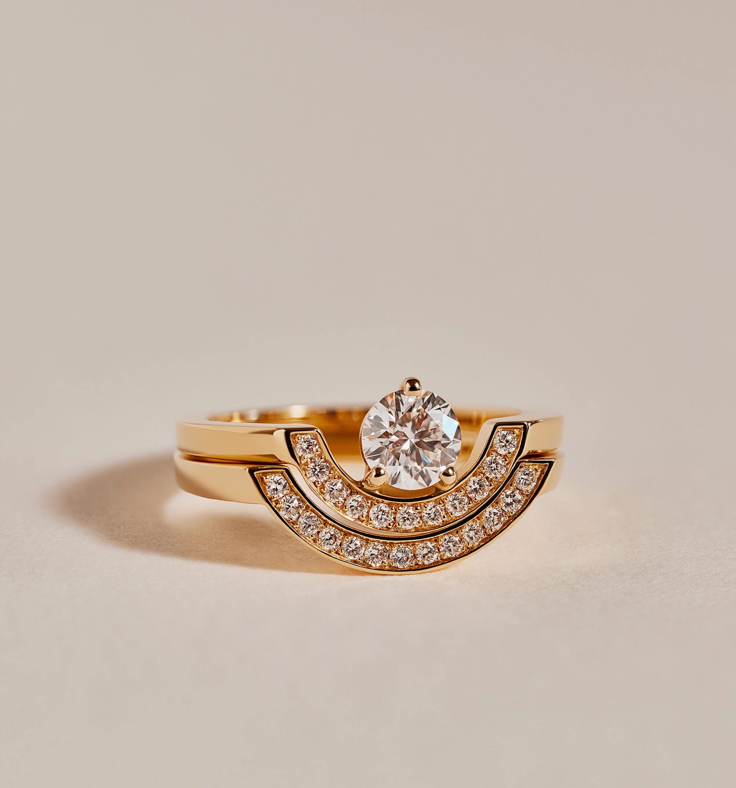 Bague intrépide Or Jaune 18k Loyale Paris