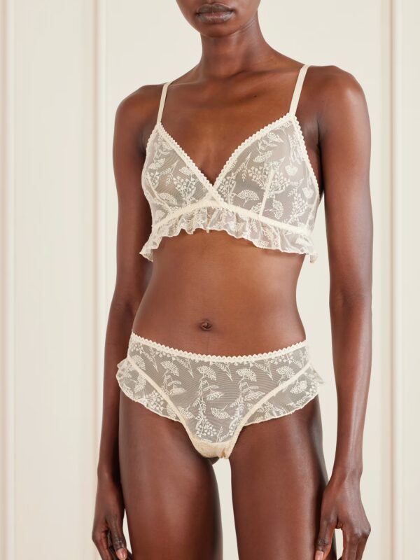 Soutien-gorge triangle en maille brodée Clochette ERES