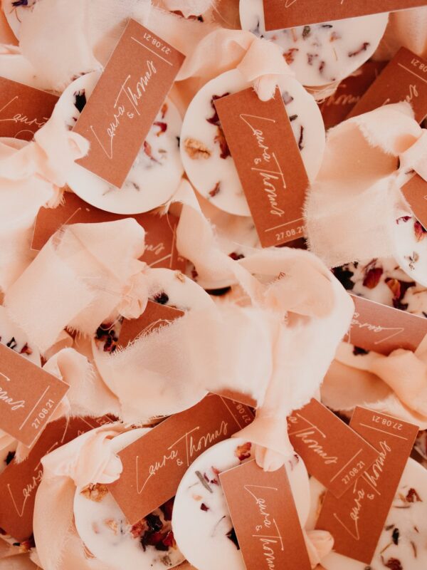 Fondant de cire parfumé à personnaliser Merci Coco