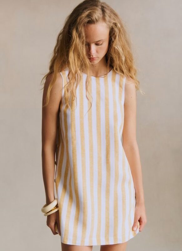 Robe Nicila rayures vintage Sézane