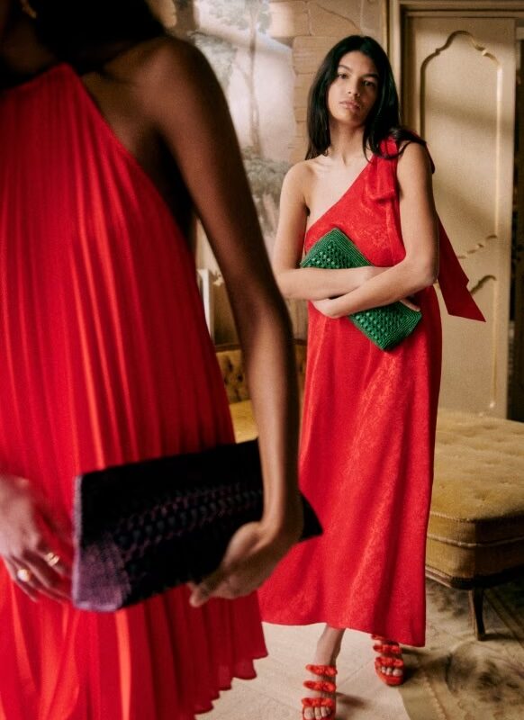 Tenue d'invitée - Blog Mariage Madame C Robe Wanda Rouge Sézane