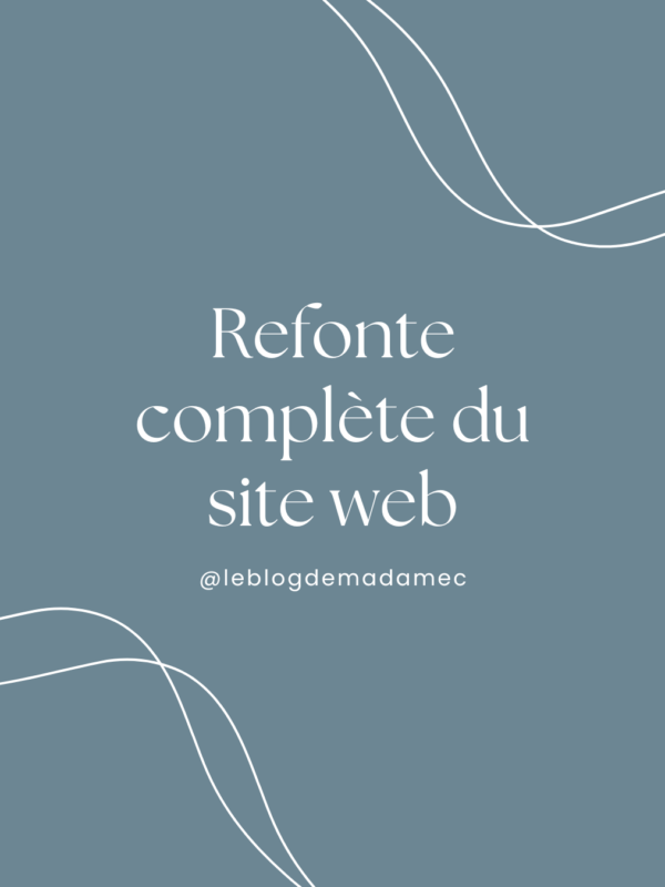 Consulting : Refonte complète d'un site Web