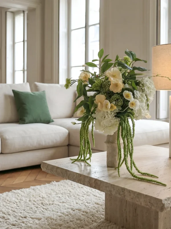 Bouquet de fleurs artificielles Ivory Bloom Botané