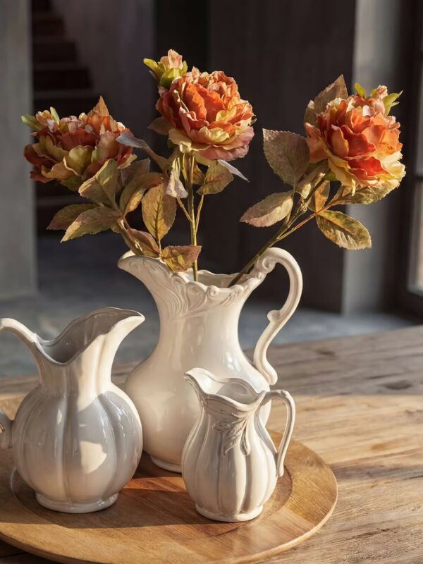 Créer une liste de mariage à son image - Blog Mariage Madame C Lot de 3 fleurs décoratives Ambrayelle Loberon