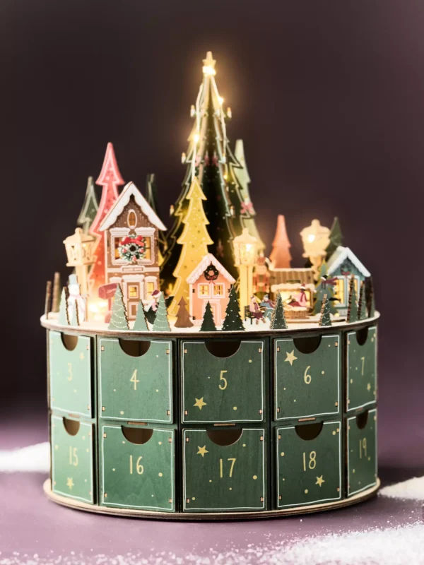 Calendrier de l'Avent en bois Maren Baxter