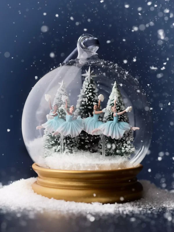 Ornement boule à neige Fées des neiges New York City Ballet