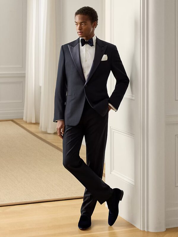 Smoking Gregory revers crantés fait main Ralph Lauren